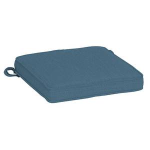 lot 9910 image: Arden Selections Oasis 15 x 17 in. Outdoor Seat Cushion - Chambray Blue - 6 cushions