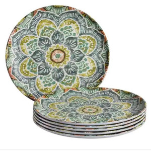 lot 9916 image: 12 piece medallion salad plate set