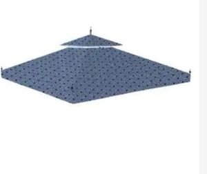 lot 9866 image: Standard 350 Midnight Trellis Replacement Canopy for 10 ft. x 10 ft. Arrow Gazebo