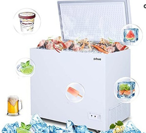 lot 3233 image: Svhwe Chest Freezer 7 Cu Ft, Compact Freezer