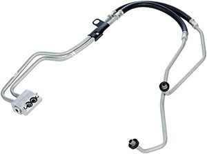 lot 50629 image: GM Genuine Parts 20828695 Engine Oil Cooler Hose Kit with Bracket, Gasket, and Bolt