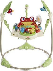 lot 50632 image: Fisher-Price Rainforest Jumperoo, freestanding baby activity center