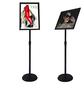 lot 50643 image: YDisplay Adjustable Sign Holder Stand with Base 11x17inches