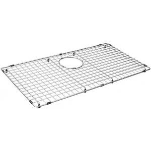 lot 50673 image: SERENE VALLEY 27.56 in. x 14.57 in. Rear Drain Heavy-Duty Stainless-Steel Sink Grid