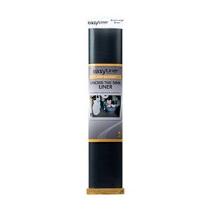 lot 50681 image: Duck Brand Clear Classic Easy 285865 Under-the-Sink Liner, 24 in x 4 ft Roll, Black