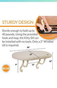 lot 50683 image: K&H Pet Products Kitty Sill Cat Window perch