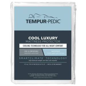 lot 50760 image: Tempur-Pedic Cool Luxury Mattress Protector, Queen