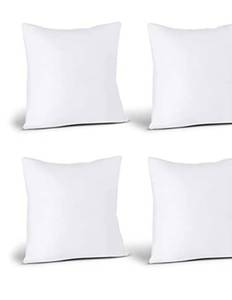 lot 50761 image: Utopia Bedding Throw Pillows Insert (Pack of 4, White) - 16 x 16 Inches
