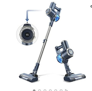 lot 50762 image: Cordless Vacuum Cleaner with LED Display, 20000Pa Stick Vacuum,W200