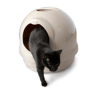 lot 50796 image: Booda Dome Covered Cat Litter Box, Titanium