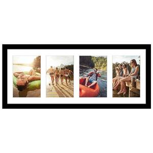 lot 50809 image: Black Collage Picture Frame with 4 Openings - Made for 4x6 Photos