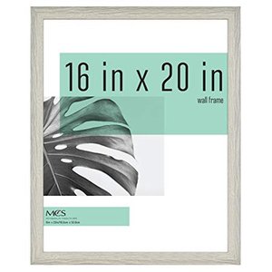 lot 50812 image: MCS Industries Studio Gallery Frames 16x20 in Gray Woodgrain