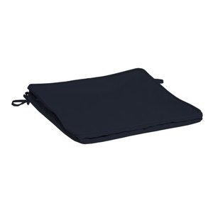 lot 50831 image: Arden Selections ProFoam 20 x 20 in Outdoor Dining Seat Cushion Cover Classic Navy Blue