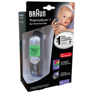 lot 50848 image: Braun ThermoScan 7 Ear Therm Black