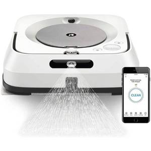 lot 50849 image: iRobot - Braava jet m6 Wi-Fi Connected Robot Mop - White