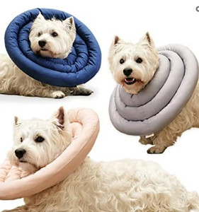 lot 50851 image: ARRR Comfy UFO Pet Recovery Collar, Water-Resistant Soft Adjustable Protective Dog Neck Donut