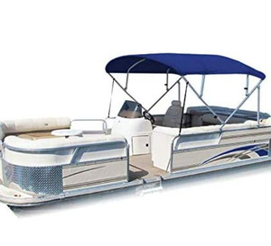 lot 50868 image: Eevelle Summerset Premium Canvas Only 4 Bow Bimini Replacement Top, COVER ONLY