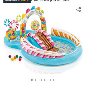 lot 50911 image: Intex Candy Zone Inflatable Play Center