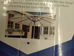 lot 50916 image: Bluu 9 sunbrella market umbrella