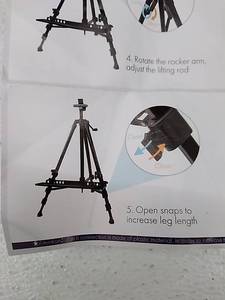 lot 50921 image: Artify portable easel stand
