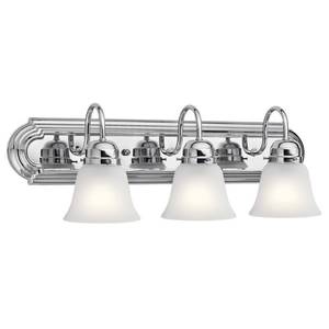 lot 50952 image: Kichler 5337S 3 Light 24 Wide Bathroom Vanity Light