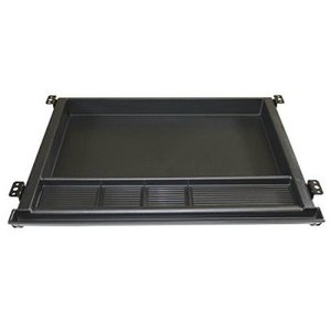lot 7626 image: Qline Underdesk Tray 23 W Pencil Drawer Organizer slide out ball bearing slides