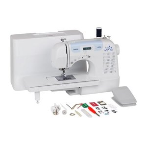 lot 7658 image: Brother CS7000i Computerized Sewing Machine with Wide Table - Retail $292.99