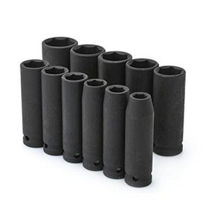 lot 7671 image: Husky 12 in. Drive Deep SAE Impact Socket Set (11-Piece)