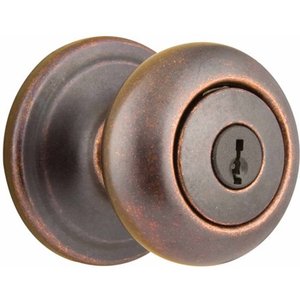 lot 7679 image: Kwikset Venetian Bronze Juno Entry Knob