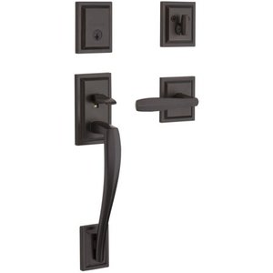 lot 7681 image: Baldwin 180Tphxtol-Slb Torrey Pines Sectional Keyed Entry Single Cylinder Door Handleset
