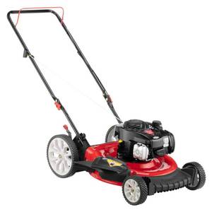 lot 8231 image: Troy-Bilt TB100 Walk Behind Push Mower with Briggs and Straton Engine