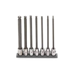 lot 8260 image: Husky Long Ball End Bit Socket Set Metric (7-Piece)