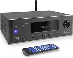 lot 7639 image: Pyle 4 Channel Karaoke Home Wireless Microphone Amplifier