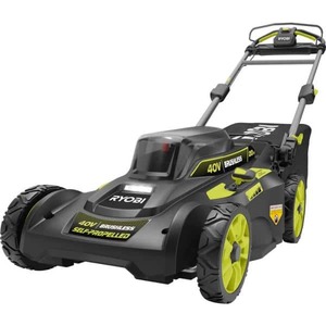 lot 8178 image: Ryobi 40V 20 Inch Brushless Battery Powered Lawn Mower, TOOL ONLY - Retail$319.00