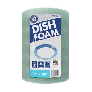 lot 8192 image: Set Of 2 Rolls Of Dish Foam, 12x50 Each