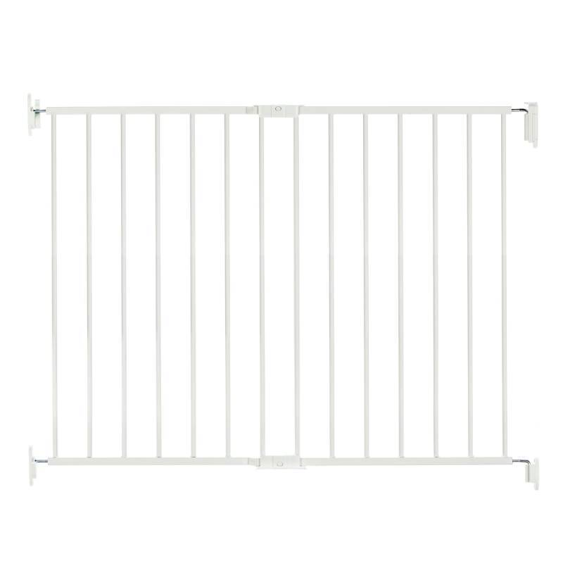 lot 63874 image: Regalo Extra Wide 2-in-1 Stairway and Hallway Safety Gate with Mounting Kit