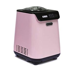 lot 1476 image: Whynter ICM-128BPS Upright Automatic Ice Cream Maker 1.28 Quart Capacity with Built-in Compressor, no pre-freezing, LCD Digital Display, Timer, with Stainless Steel Bowl Limited Black Pink Edition
