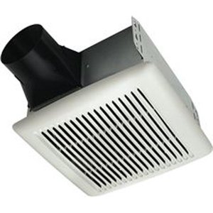 lot 1505 image: Broan Invent Single-Speed Bathroom Exhaust Fan 110 Cfm 1.3 Sones 11-38 X 12 In. White