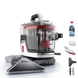 lot 1579 image: Hoover CleanSlate Plus Carpet & Upholstery Spot Cleaner, Stain Remover, Portable, FH14050, White