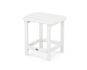 lot 1604 image: POLYWOOD SBT18WH South Beach 18 Outdoor Side Table, White