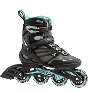 lot 1638 image: Rollerblade Zetrablade W Inline Skate Blackblue, Size 7 Women