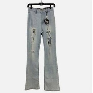 lot 1680 image: DOLLHOUSE CURVY COLLECTION JEANS 1112 HI-RISE FLARE STRETCH WOMENSJR