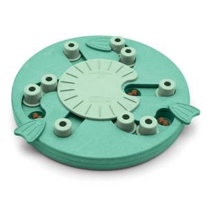 lot 1690 image: Outward Hound Green Worker Round Puzzle Dog Toy, Large