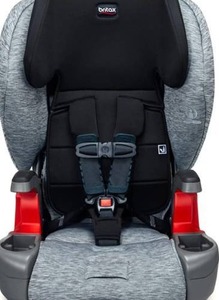 lot 1713 image: Britax Grow with You ClickTight Harness-2-Booster Car Seat, Spark - Premium, Soft Knit Fabric