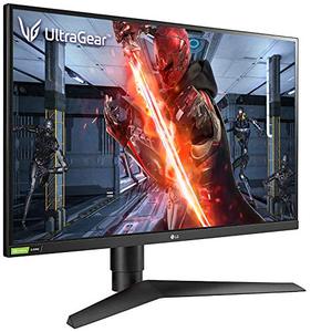lot 1725 image: LG 27GL650F-B 27 Inch Full HD Ultragear G-Sync Compatible Gaming Monitor with 144Hz Refresh Rate and HDR 10 - Black