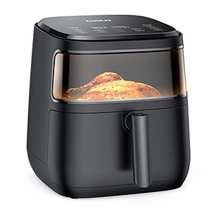 lot 1735 image: Dreo Air Fryer Pro Max, 11-in-1 Digital Air Fryer Oven Cooker with 100 Recipes, Visible Window, Supports Customizable Cooking, 100 to 450f, LED Touchscreen, Easy to Clean, Shake Reminder, 6.8QT,Black,Large,DR-KAF001