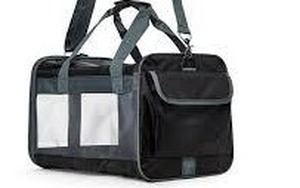 lot 1742 image: Small Black Pet Carrier