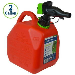 lot 1756 image: Scepter 2 Gallon SmartControl Gas Can FR1G201 Red