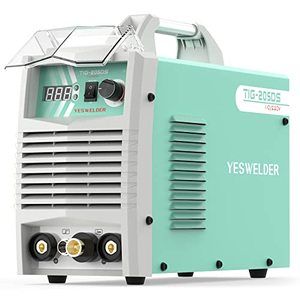 lot 1790 image: YESWELDER TIG-205DS HF TIGStickArc TIG Welder,205 Amp 110 & 220V Dual Voltage TIG Welding Machine with Foot Pedal