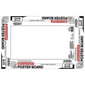 lot 1827 image: ArtSkills Heavyweight Poster Boards 14 x 22 White Poster Board 8 Pieces